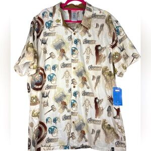 2023 Marvel Avengers Camp Shirt 60 Years Size 3XL NWT